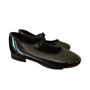 Black Patent Mary Jane Tap Dance Shoes‎ Women's Size 5